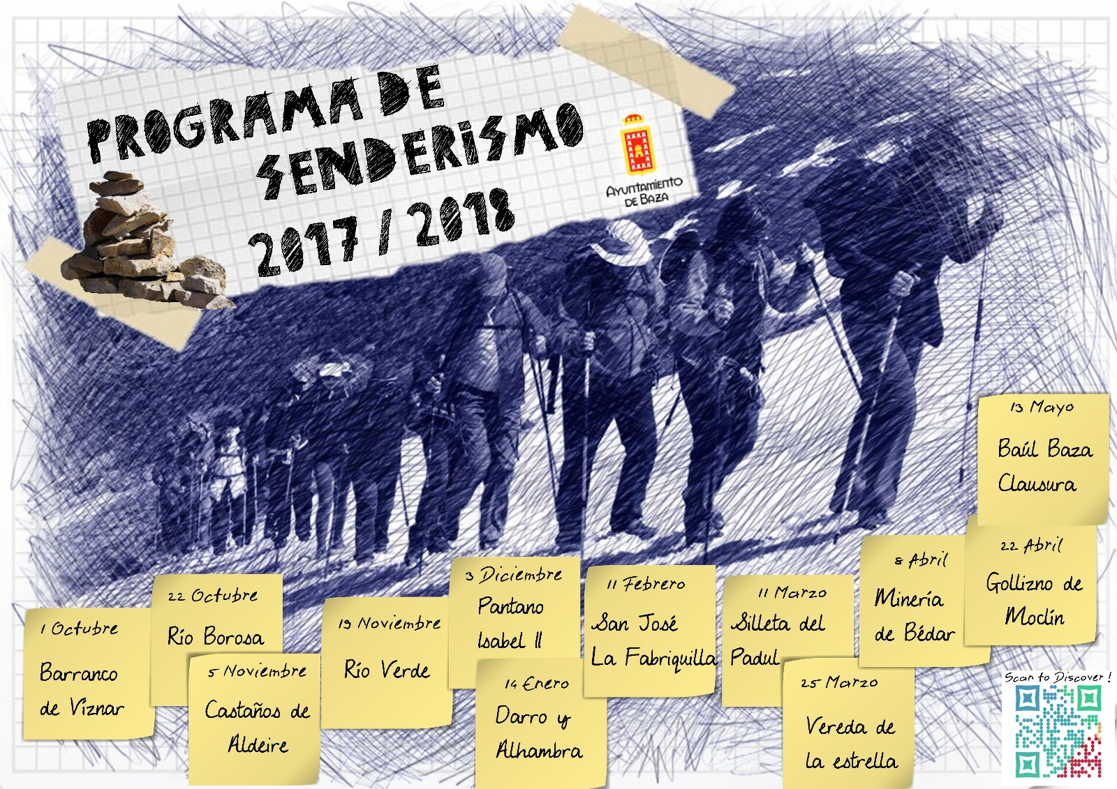 cartel senderismo
