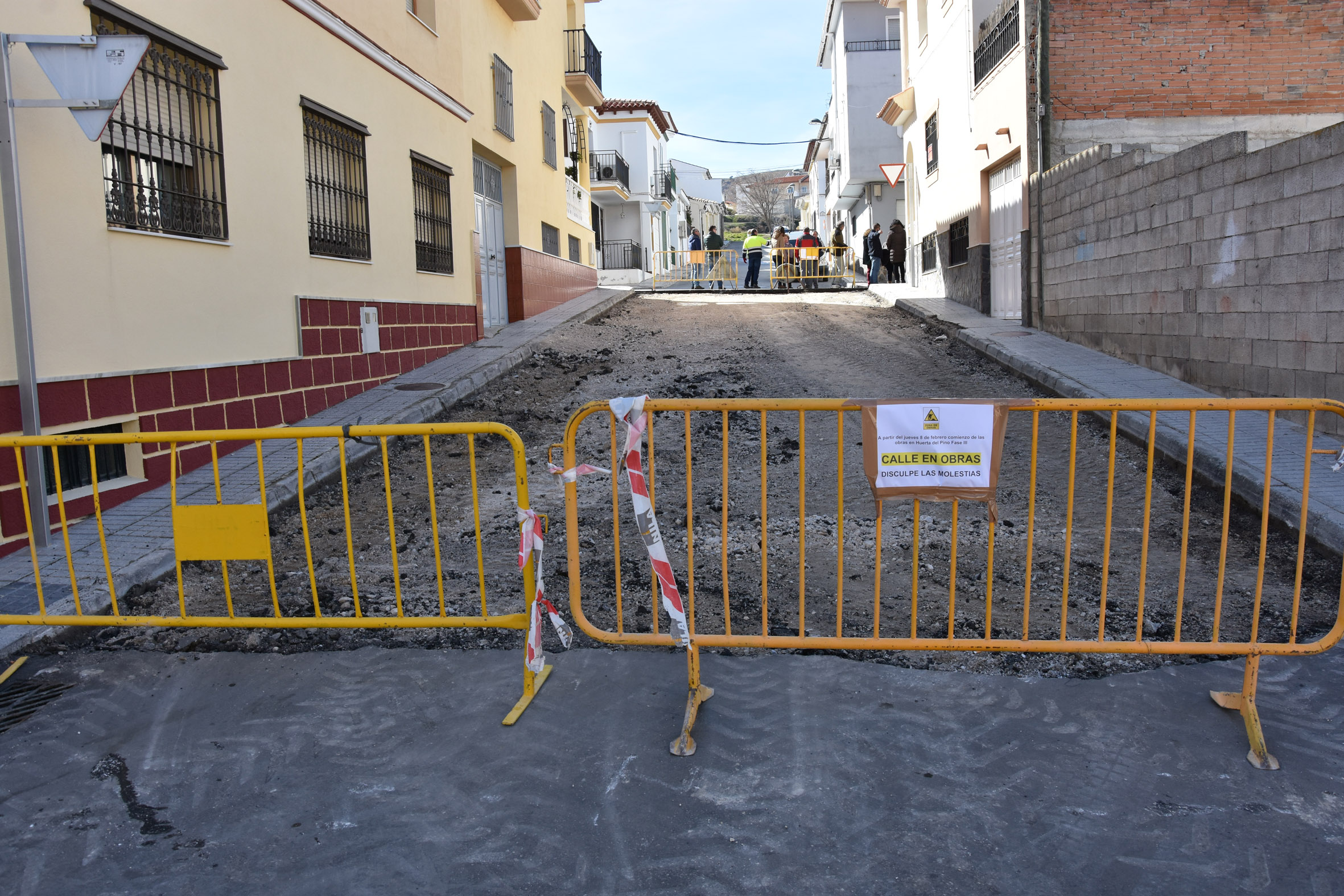 Obras en el barrio Huerta del Pino