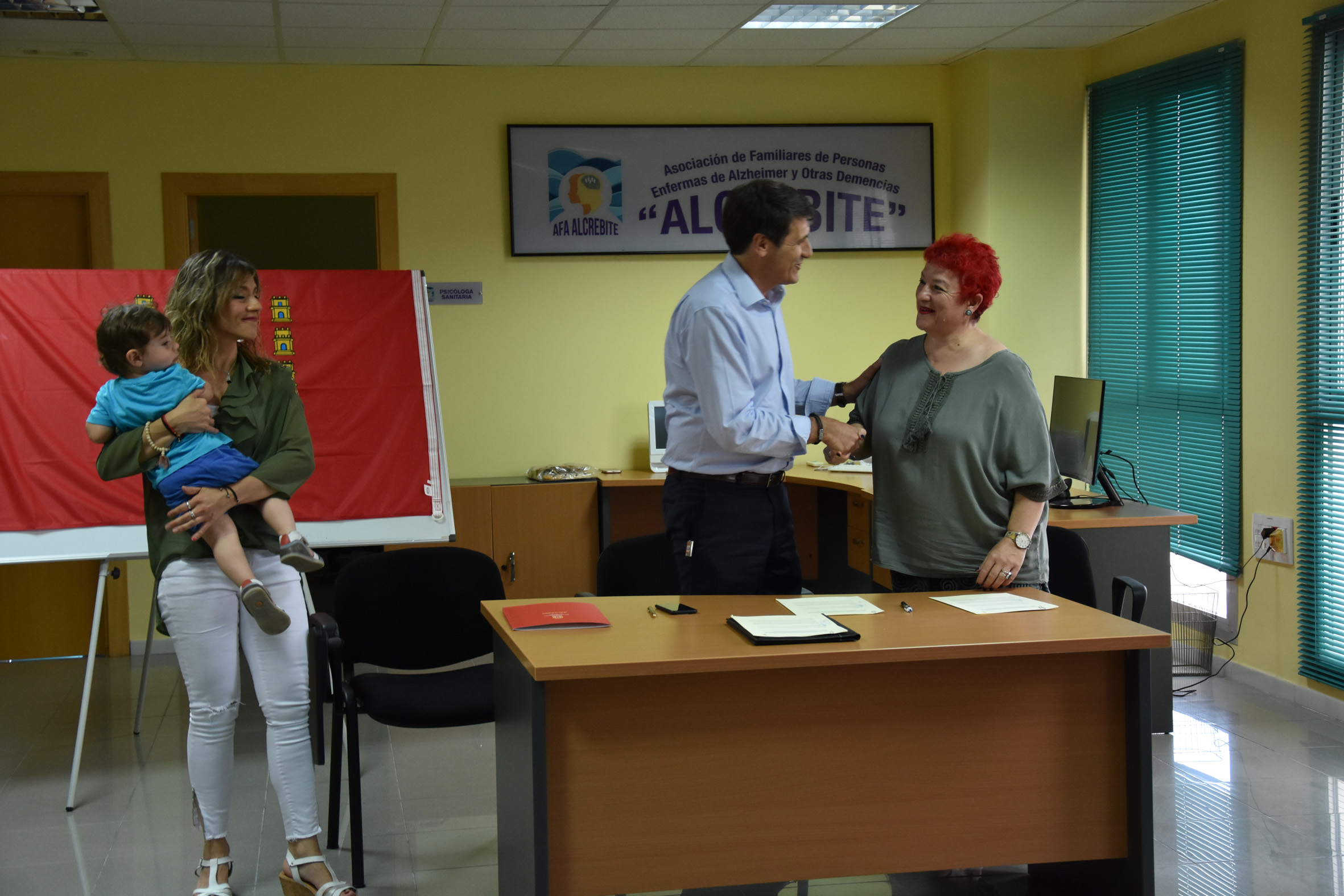 Cesión instalaciones asociación Alcrebite Alzheimer