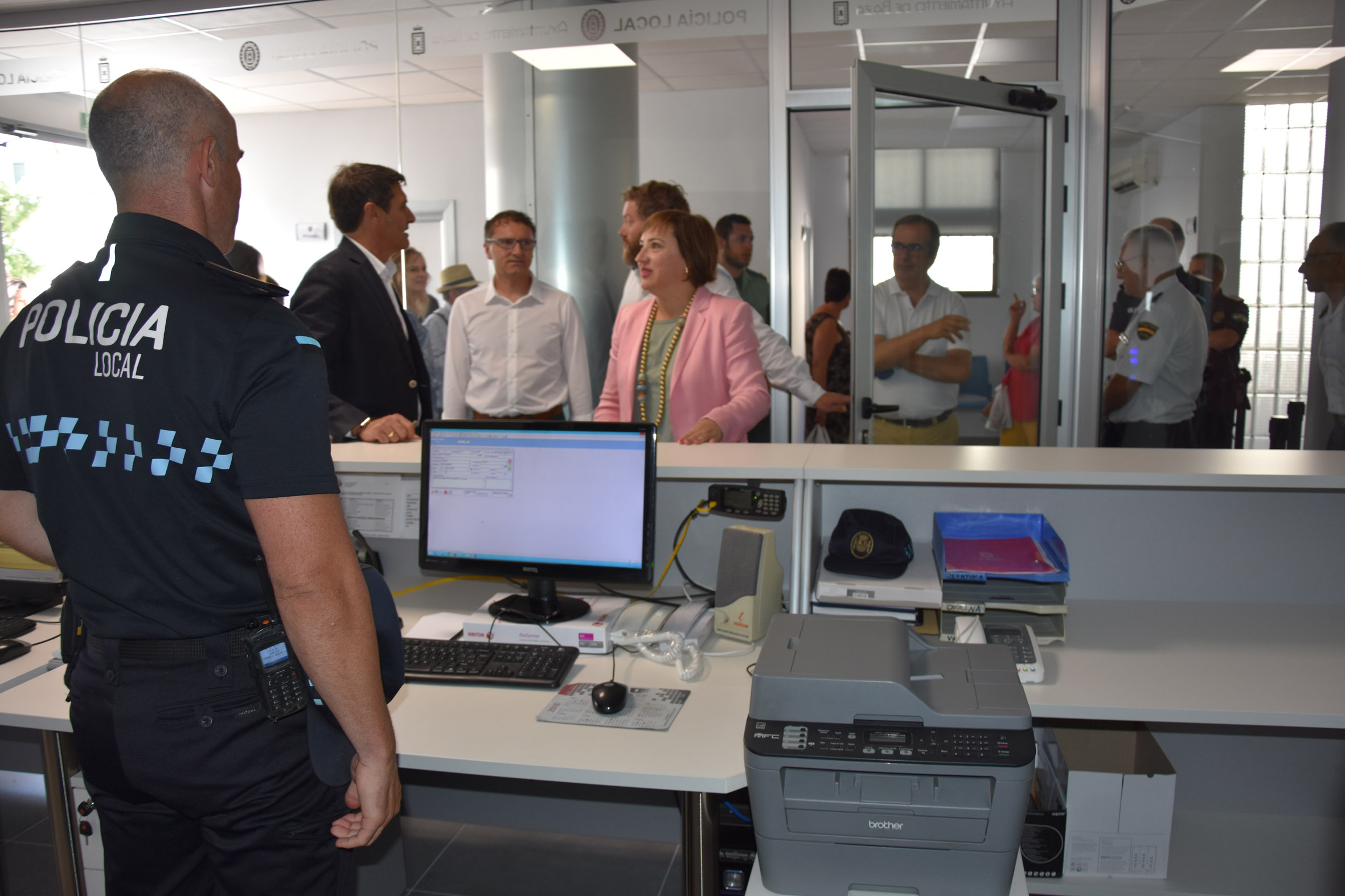 Interior de la nueva jefatura