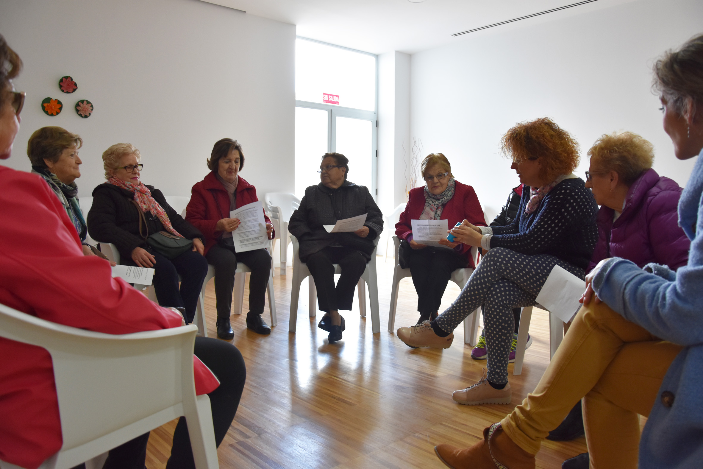 Grupo de voluntarias del programa biovisitas musicales