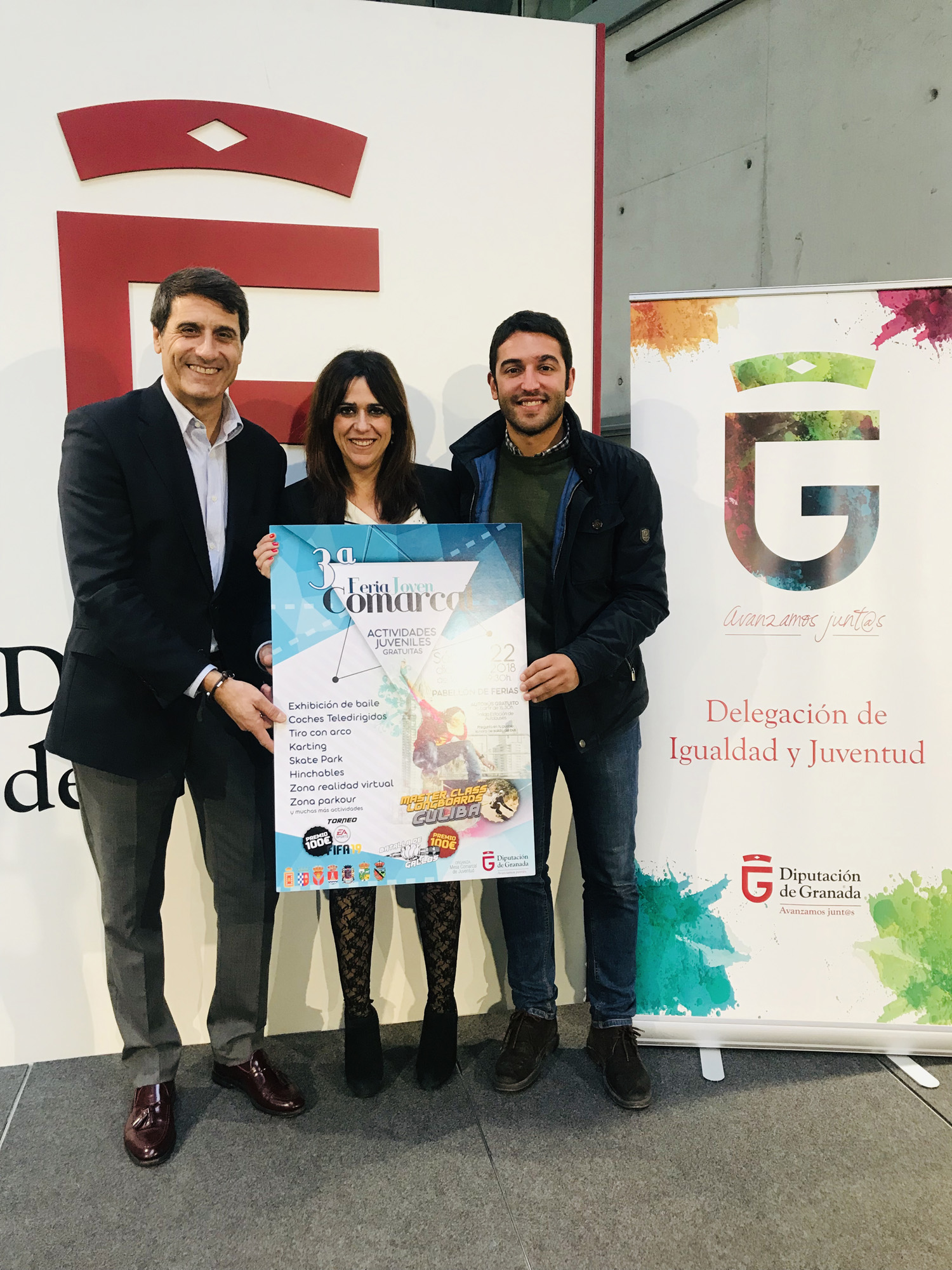 El alcalde de Baza, Pedro Fernández, y la diputada, Irene Justo, presentan la actividad