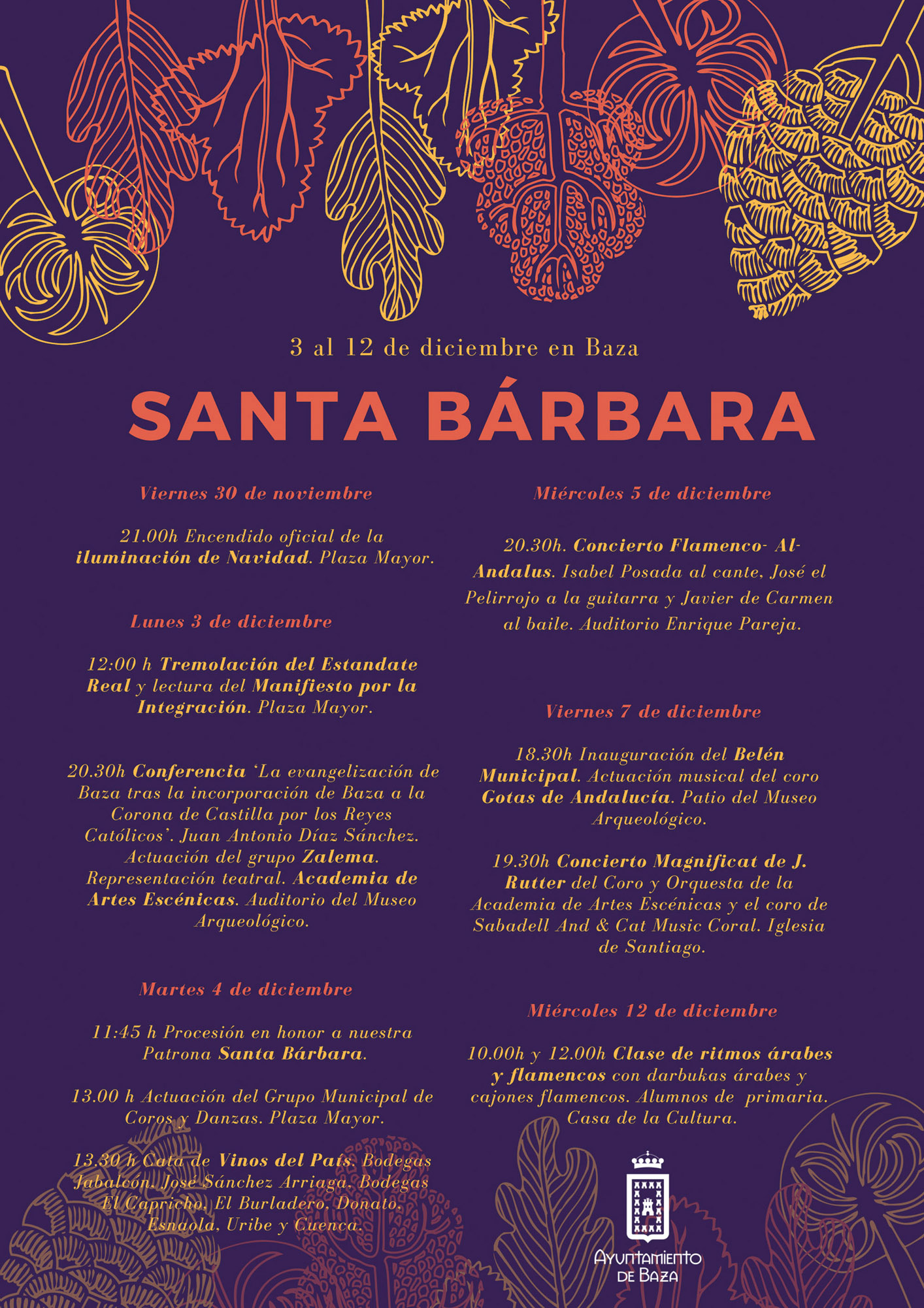 Programación Santa Bárbara