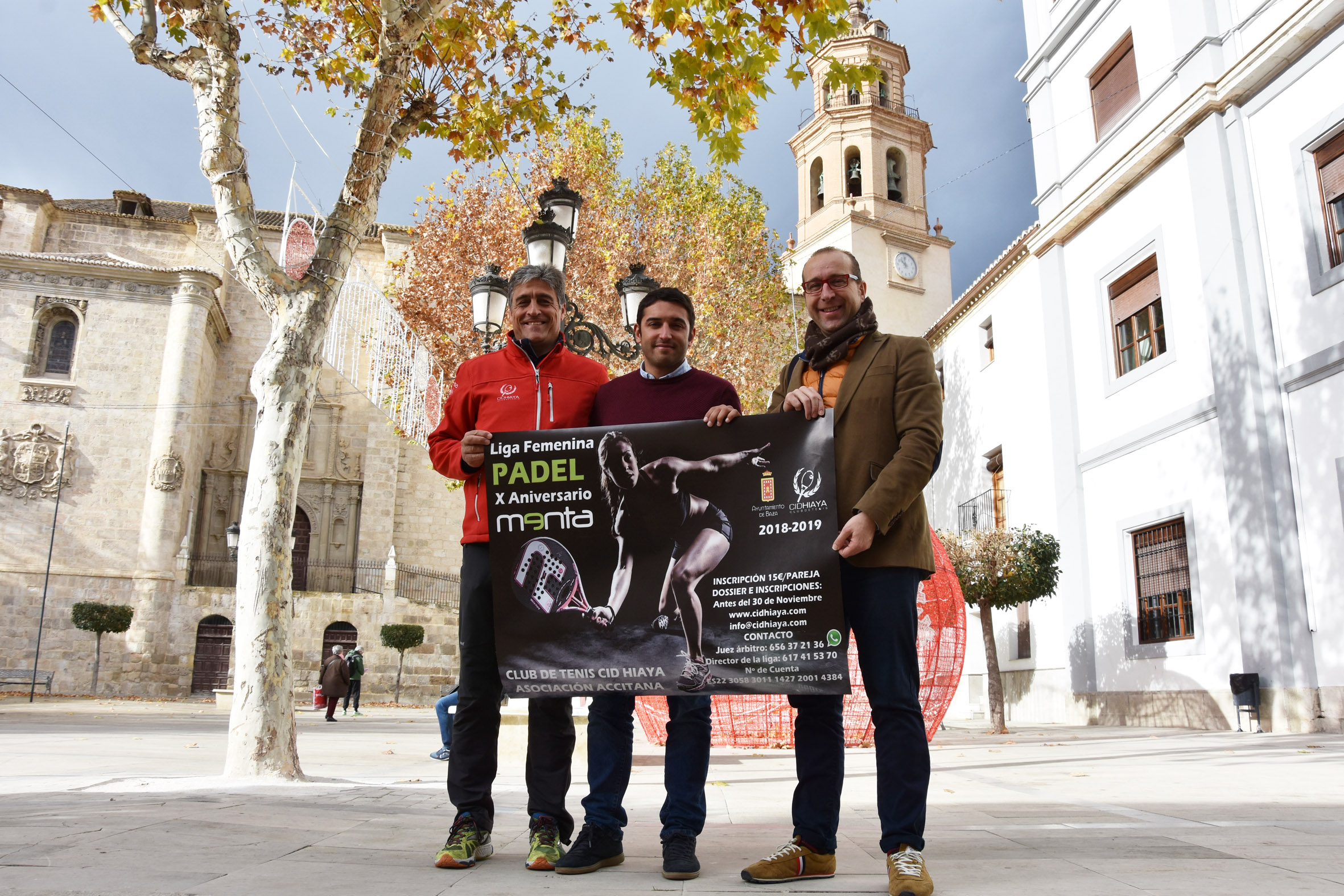 Responsables de la organización de la liga