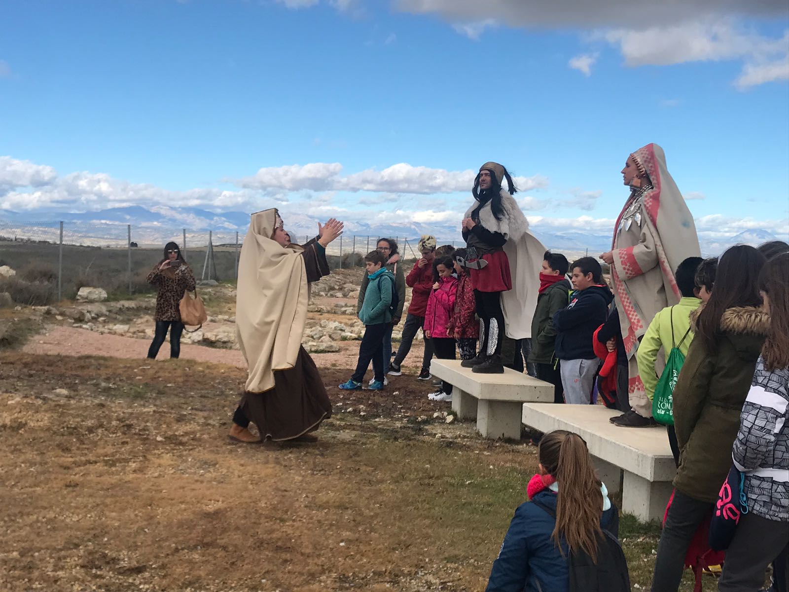 Visitas escolares a los yacimientos arqueológicos