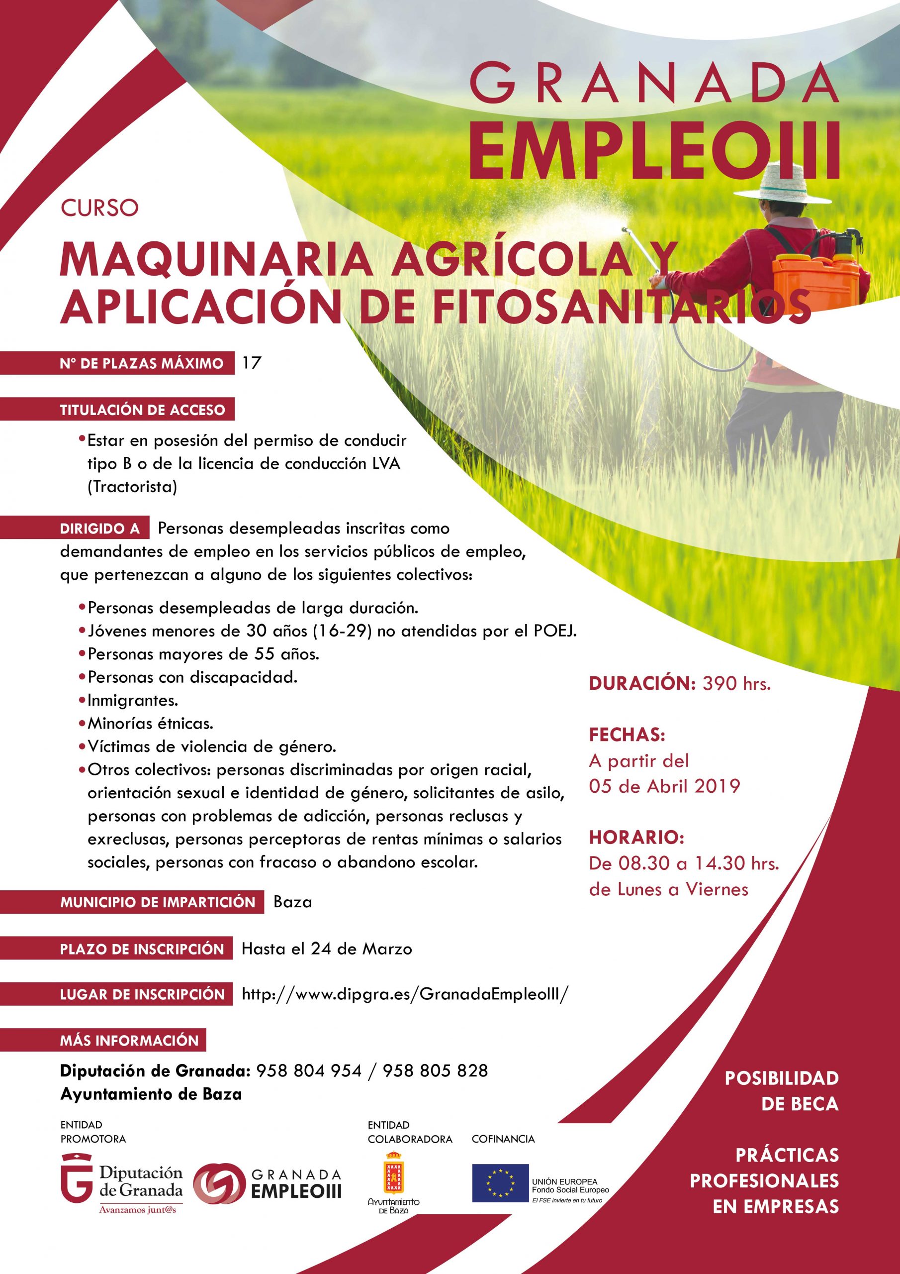 cartel maquinaria agricola baza granada empleoIII