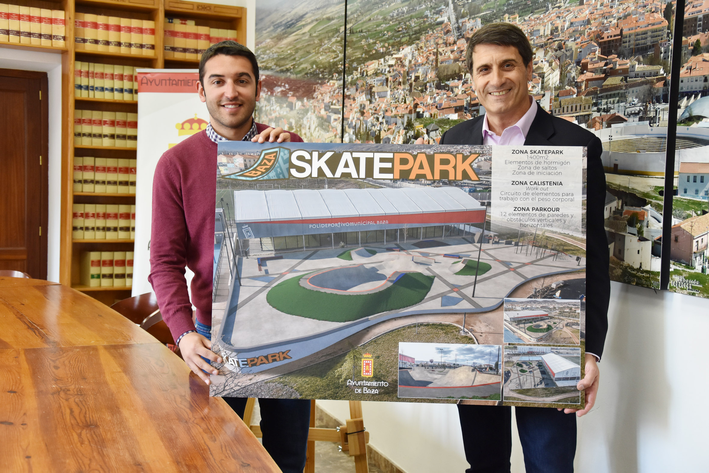 Presentación del espacio deportivo Skate Park de Baza