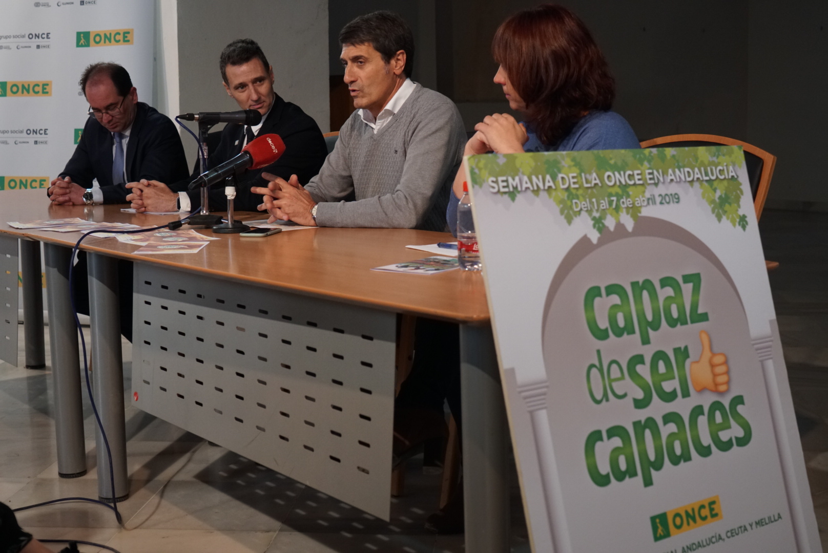 Presentación de la Semana de la ONCE en Baza