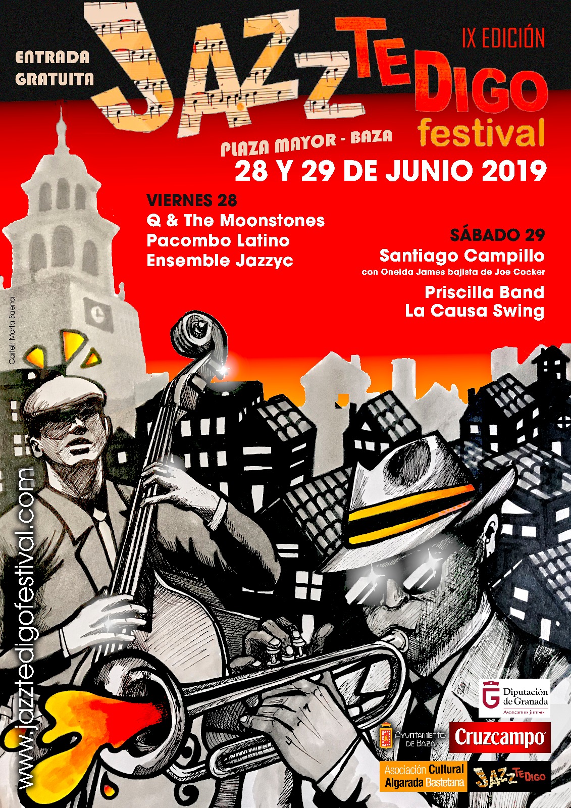 Cartel Jazz Te Digo Festival Baza 
