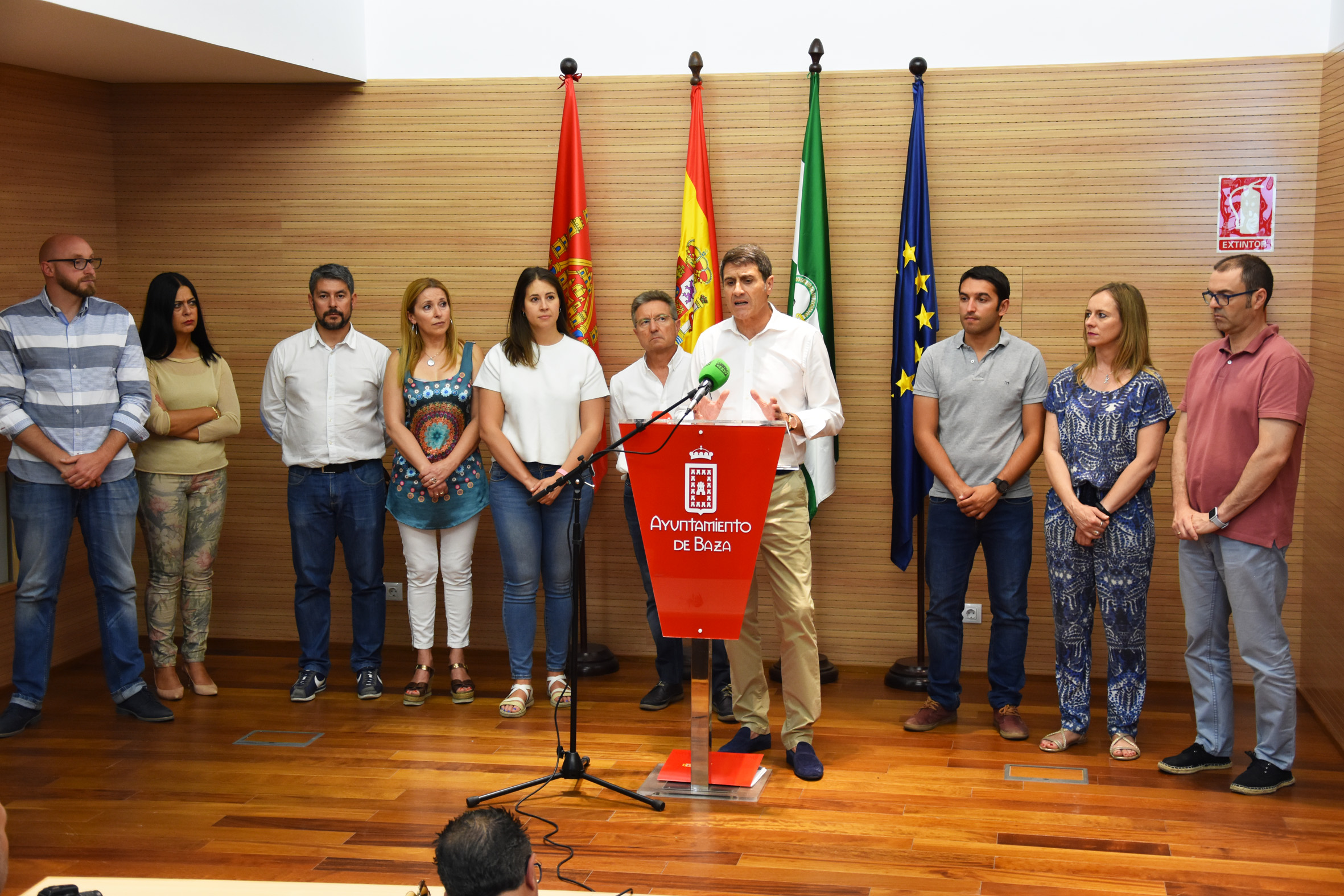 Nuevo equipo de gobierno municipal de Baza 