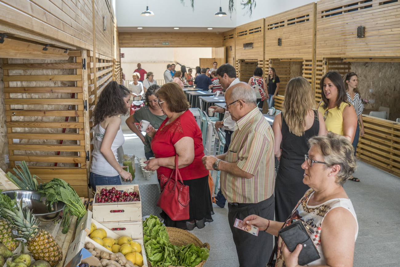 Interior de la Plaza de Abastos de Baza
