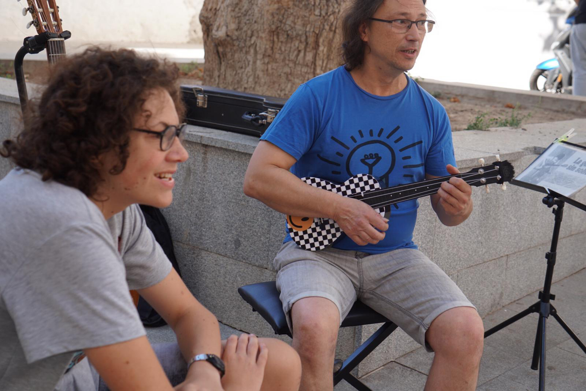 Taller de Música en la calle en Baza