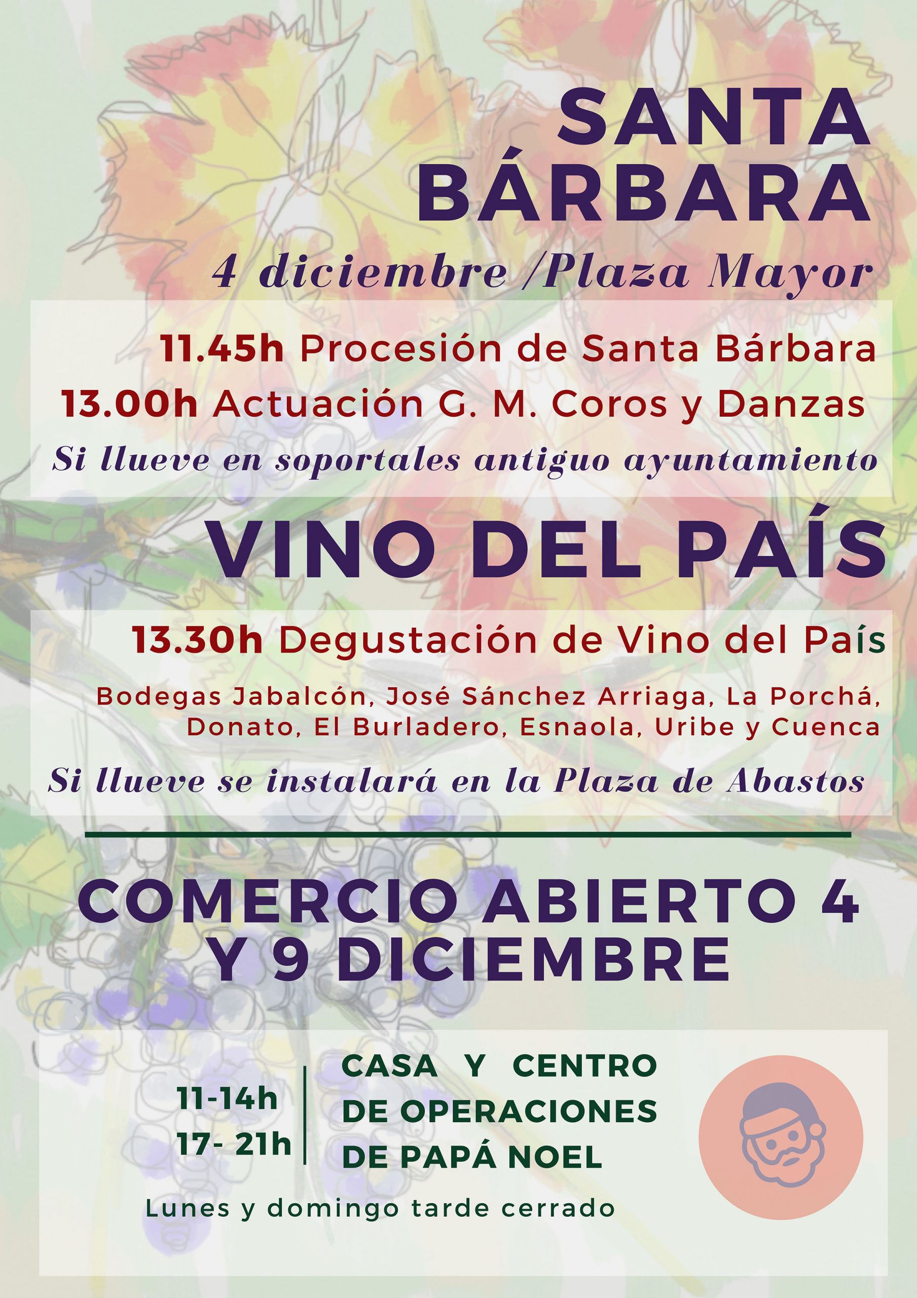 Santa Bárbara y Vino del País