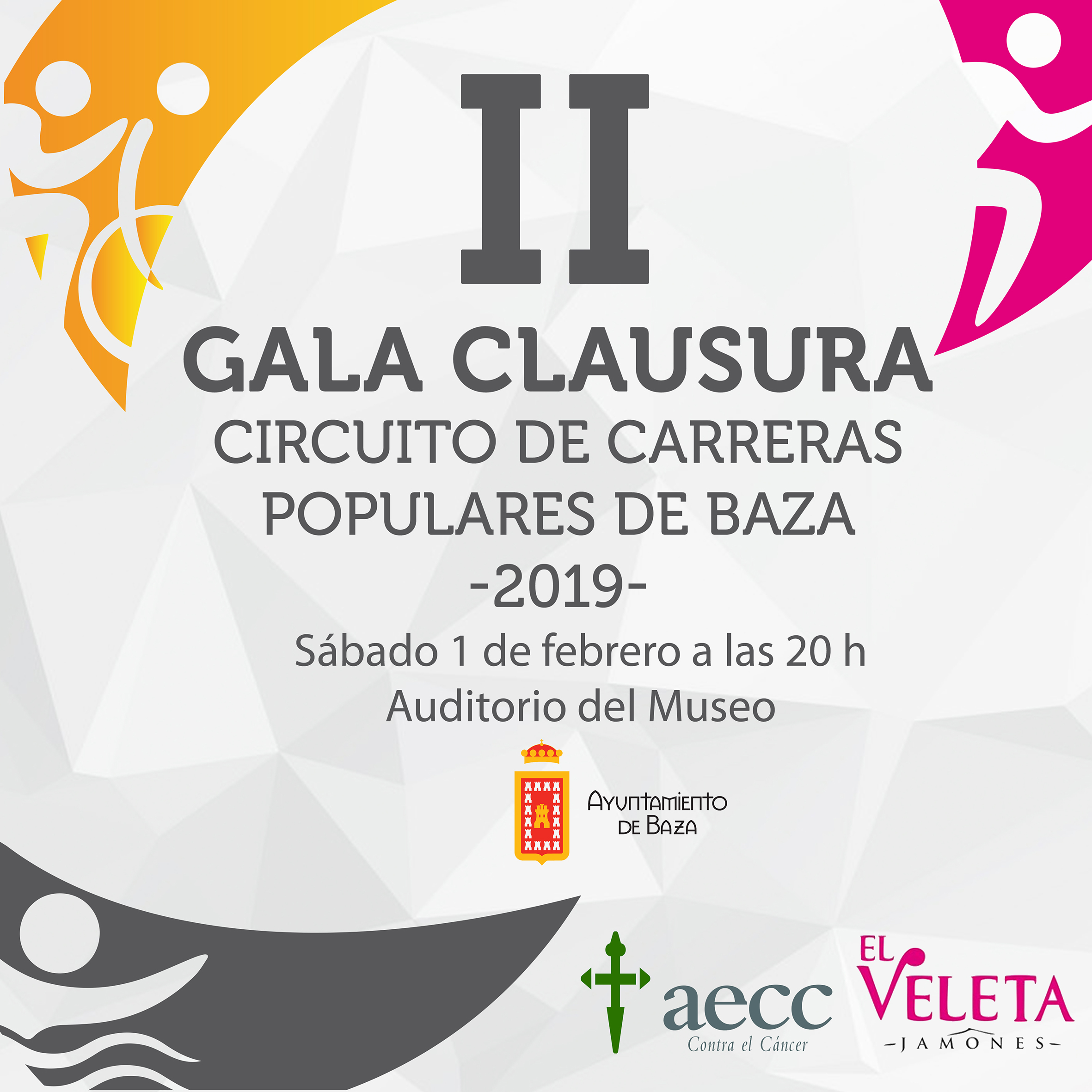 Cartel de la Gala del Circuito de Carreras de Baza